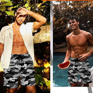 Wholesale Men's Casual <b>Board</b> <b>Shorts</b> 100% Cotton Mid Waist Eco-Friendly Windproof Quick Dry Custom Design Beach <b>Swimming</b> <b>Trunks</b> - Product Image 5