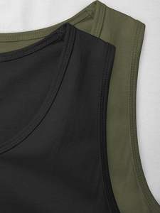 Débardeurs légers de haute qualité pour hommes avec impression personnalisée et sur mesure, vêtements de plage pour débardeurs pour hommes 2026 - Product Image 6