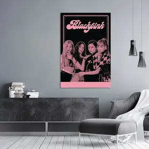 Poster Blackpink Kill This for Love, design moderne, cadre noir, pour utilisation murale - Product Image 2