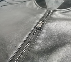 Chaqueta de cuero auténtico para mujer, chaqueta de motociclista de manga larga a la moda para otoño e invierno, 2020 - Product Image 3