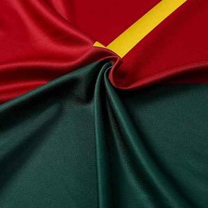 Ensemble de maillots de football du Portugal pour hommes, prix de gros, rouge et vert, sublimé, numéro 7, manches courtes, avec shorts et chaussettes - Product Image 4
