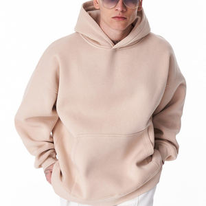 Sweat à capuche pour homme en coton 100% de 600 GSM, poids lourd, personnalisable avec impression et broderie de logo, sweat à capuche surdimensionné de haute qualité en polaire - Product Image 6