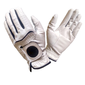 Indonésie GC015 Gants de golf en cuir de mouton Cabretta avec combinaison de couleurs - Product Image 1