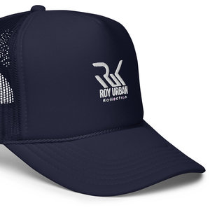 RUK One-Size formale cappello da camionista maglia in schiuma con velluto e flanella Logo personalizzabile Streetwear per affari e prestazioni - Product Image 2