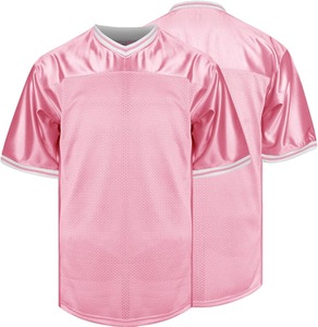 Camiseta de Fútbol Americano, Transpirable, de Malla de Poliéster, Cuello Redondo, Manga Corta, Ropa Deportiva, Oferta al por Mayor OEM, Gráficos de Sublimación, Práctica - Product Image 1