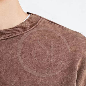 Sweat-shirt pour homme de qualité supérieure, léger, en tissu polaire, couleur et logo personnalisés, service OEM, vente en gros - Product Image 5