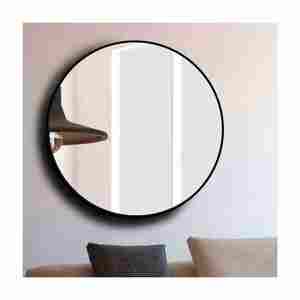 Diseño de Venta caliente y espejo portátil hecho a mano Marco de madera redondo moderno Artesanía EN LA India con calidad superior - Product Image 2