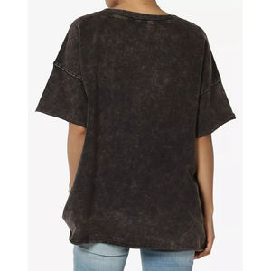 Imprimer Streetwear graphique t-shirts blanc T-shirt grande taille vêtements pour femmes lavage à l'acide T-Shirt femmes personnalisé Vintage surdimensionné t-shirts - Product Image 5