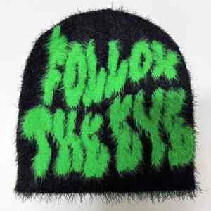 หมวกไหมพรมโมแฮร์แจ็คการ์ดหมวกกะโหลกเลือนสำหรับกีฬาฤดูหนาวและแฟชั่นสตรีท - Product Image 6