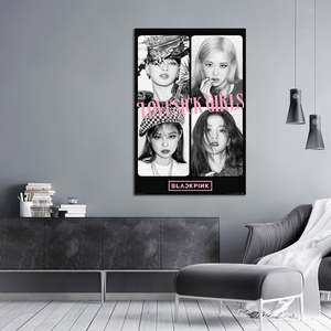Blackpink <b>Poster</b> Lovesick Girls Portrait Design Modern Style Paper Material - Product Image 2