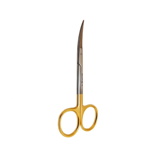 Tijeras Iris Curvas de Acero Inoxidable de Alta Calidad con Puntas de Carburo de Tungsteno para Procedimientos Médicos, Oftalmológicos y Quirúrgicos - Product Image 3