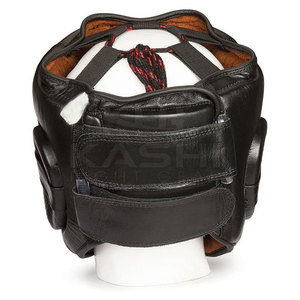 High Quality New Arrival Leather Portable Full Coverage Safety <b>Head</b> Guard for Boxing Sparring Martial Arts and Fitness <b>Training</b> - Product Image 2