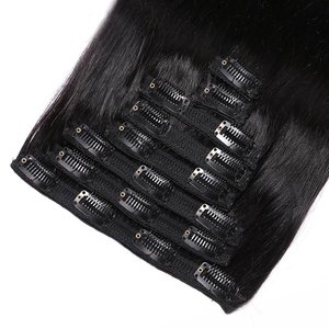 Prix pas cher 100% Vierge Clip-in Machine Double Trame Extensions de Cheveux Humains Remy Cheveux Indiens Cheveux Crépus Droite 13a - Product Image 6