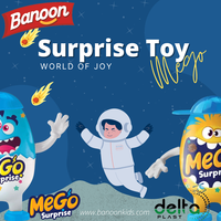 Œuf Surprise MEGO Jouet Capsule pour Enfants en Plastique PP Unisexe 12/CARTON 2026 Vente Chaude Jouets de Repas Moulés par Injection