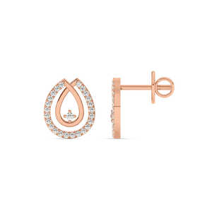 Pendientes de diamantes de gota cultivados en laboratorio en oro-Joyería elegante y lujosa - Product Image 2