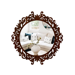 Modern <b>Art</b> Ornament <b>Wall</b> <b>Mirror</b> Stylish Decorative <b>Mirror</b> <b>for</b> Home & Office - Product Image 2