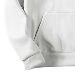 Sweat à capuche unisexe d'hiver avec fermeture éclair, décontracté, couleur unie, à manches longues, confortable, en polaire, coupe régulière, respirant, en tissu jersey - Product Image 5