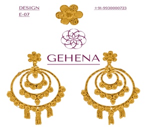 Ensemble De Boucles D'oreilles plaqué Or 24K, 5 grammes, Bijoux De Luxe, Plaque ou Ensemble africain, Bijoux africains pour Femme - Product Image 1