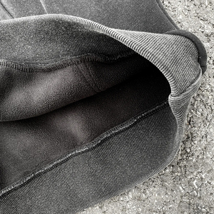 Sudadera con capucha Y2K para hombre con logotipo estampado de pantalla personalizado de moda, sudadera lisa de lana de algodón pesado, sudaderas con capucha lavadas Vintage de gran tamaño para hombre - Product Image 5