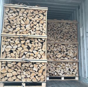 Leña La mejor calidad de leña para la venta del fabricante Piezas de leña natural de leña de abedul de madera. - Product Image 1