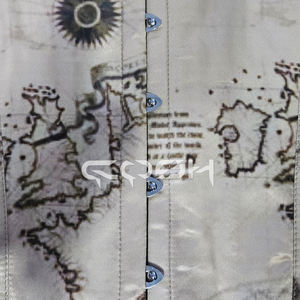 Corsés de satén con varillas de acero, sobrebustos, cincher de cintura, con estampado de mapa histórico, hechos a medida y de alta calidad - Product Image 4