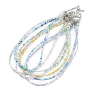 Short <b>necklace</b> Fashionable creative colored Glass <b>Beaded</b> <b>Necklaces</b> - Product Image 6