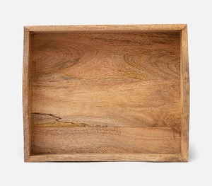 ชุดถาดอาหารไม้อาเคเซียใหญ่พิเศษพร้อมที่จับสำหรับใช้ในห้องครัวถาดเสิร์ฟอาหารไม้ - Product Image 1