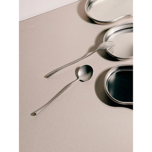 Ensemble de couverts en acier inoxydable argenté poli miroir pour la décoration de mariage, événement ou fête, accessoires de repas en gros - Product Image 2