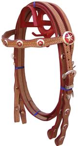 ¡Top Trending Eco Leather Equestrian Western Horse Headstall & Breast Collar Set Handcrafted Racing Halter & Girth a la venta! - Product Image 4