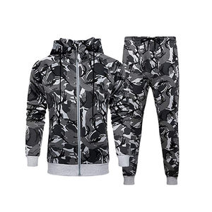 ชุดวอร์มผ้าฝ้ายมีฮู้ดและกางเกงวอร์มชุดกีฬาสำหรับผู้ชายผู้หญิงเสื้อผ้าแนวสตรีท - Product Image 4