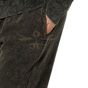 กางเกงซับเหงื่อของผู้ชายซักได้แบบกรดกางเกงซับเหงื่อผ้าลำลองใส่สบายปรับแต่งโลโก้ได้ตามต้องการ - Product Image 3