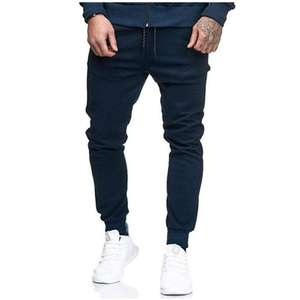 Alta calidad transpirable más cómodo algodón gimnasio Terry Jogger pantalones de hombre de alta calidad de peso pesado algodón poliéster Jogger - Product Image 2