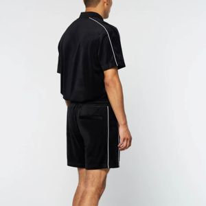 "Pantalones cortos de terciopelo Premium para hombre: a la moda, suaves y perfectos para atuendos casuales y comodidad diaria" - Product Image 2