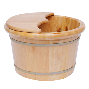 Cubo de baño de Spa de madera personalizado, masajeador Manual de Spa de pies, Cubo de baño de pies de madera, artesanías, la mejor venta - Product Image 1