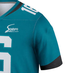 Nouvelle arrivée Maillot de football américain taille XL de haute qualité, haut de chemise respirant en gros avec technique de sublimation - Product Image 5