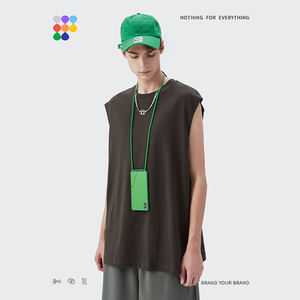 Camiseta sin Mangas Casual de Punto Transpirable para Hombre, 100% Algodón, Logotipo Personalizado, Precio al por Mayor, la Mejor Calidad para Adultos - Product Image 2