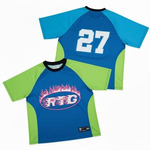 Tontons Custom Breathable Mesh Short Sleeve Sports Jersey Soft Fit Custom Printed Oversized American Football <b>Fans</b> Tshirts - Product Image 4
