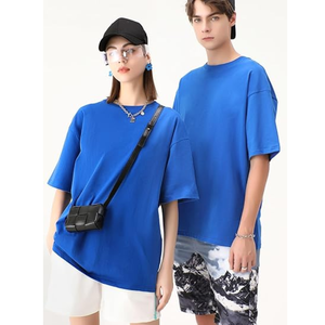 T-shirt Homme Oversize Col Rond 100% Coton Haute Qualité Anti-boulochage Respirant Grammage Lourd Impression Personnalisée Manches Courtes Style Hip Hop - Product Image 4