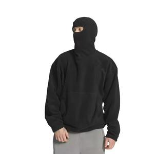 Sweat-shirts d'hiver pour hommes surdimensionnés de haute qualité avec logo et couleur personnalisés, fermeture éclair intégrale, tissu polyester/coton - Product Image 2