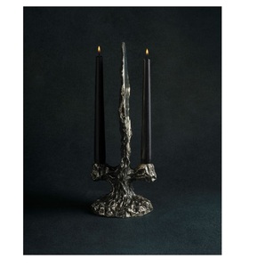 Support à bougie en laiton et aluminium fait main, sur mesure, de haute qualité, finition haut de gamme, style moderne, décoration d'intérieur haut de gamme - Product Image 2