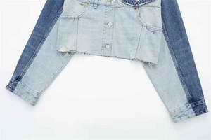 Best OEM Women's 100% Cotton Denim Jean Jackets High Design Colors New Fashion <b>Button</b> High Quality 2026 - Product Image 4