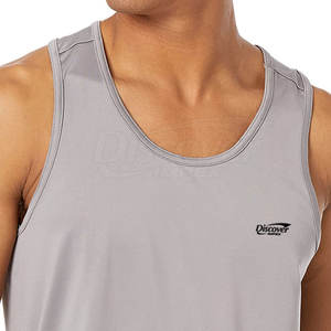 Camiseta sin mangas para hombre hecha con el mejor material, diseño de logotipo personalizado, camiseta sin mangas de gran venta al mejor precio - Product Image 5