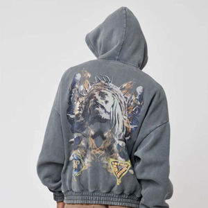 Meilleures ventes Vêtements décontractés pour hommes, Sweats à capuche zippés à manches longues, Séchage rapide confortable avec impression gaufrée au prix de gros - Product Image 3