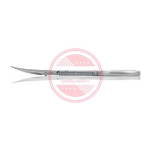 Tijeras para uñas hechas a medida con cuchillas afiladas finas curvas Tijeras para uñas para cutículas de acero inoxidable - Product Image 5