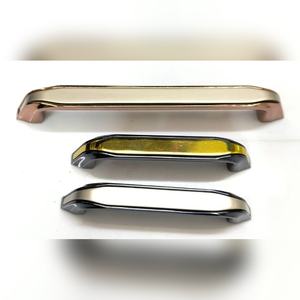 Luxury Eco-Friendly Furniture Handles Gold <b>Black</b> Modern Kitchen <b>Cabinet</b> Door Drawer Pulls for Villa Wholesale - Product Image 4