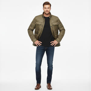 Chaqueta Bomber para Hombre de Primera Calidad, Lona Ecológica, Transpirable, Material Ligero, Comodidad, Calidez, Estilo Atemporal, Invierno - Product Image 3