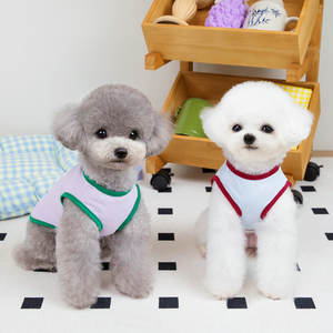 Vêtements d'été mignons pour animaux de compagnie en gros : Gilet moderne en polyester écologique pour chiens et chats - Product Image 2