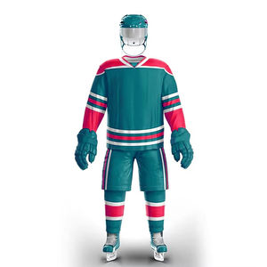 Ensemble d'uniformes de maillots de hockey sublimés OEM Uniformes de hockey sur glace avec logo personnalisé Meilleure vente de maillots de style hockey sur glace - Product Image 1