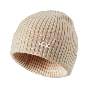 Bonnets d'hiver brodés avec logo personnalisé vente en gros stock tricoté pour hommes femmes bébés enfants toque d'hiver avec impression numérique - Product Image 5
