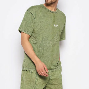 Concevez votre propre logo T-shirt délavé à l'acide pour les jeunes T-shirt léger de la meilleure qualité - Product Image 4